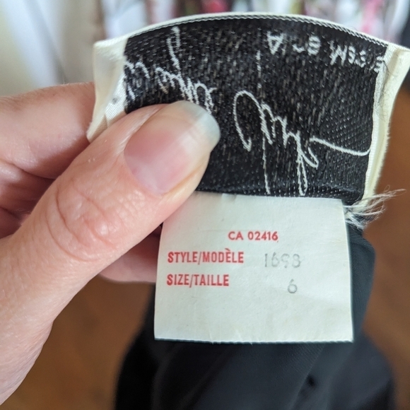 Vintage Wayne Clark black midi dress - Picture 9 of 14